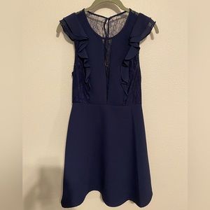 BCBG Navy Blue lace dress